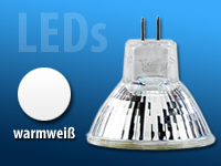 Luminea Energiespar-Spot GU4/MR11 SMD-LEDs,warmweiß,100lm,120°,4er-Set Luminea LED-Spots GU4 MR11 (warmweiß)