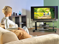 Carlo Milano Elegante TV-Bank & Multimedia-Rack "GD-3110 Black" Carlo Milano