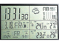 FreeTec Funk-Wetterstation mit Funk-Uhr & digitalem Außensensor (refurbished) FreeTec Funk-Wetterstationen mit Außensensoren
