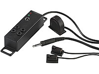 auvisio Infrarot-Verteiler "XIR300" für 8 Geräte Audio, TV, Multimedia auvisio Infrarot Verlängerungen für TV Fernbedienung