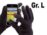 PEARL urban Touchscreen-Handschuhe kapazitiv "L" für iPad, iPhone, iPod touch u.a. PEARL urban