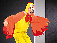 infactory Faschings-Kostüm "Funny Chicken", für Erwachsene bis 185 cm infactory Tier-Kostüme