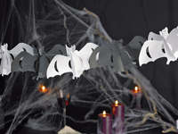 infactory Halloween-Girlande "Graf Dracula", 5 Stück à 3 m infactory Halloween-Dekoration Girlanden