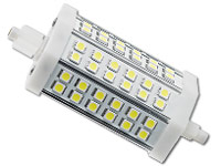 Luminea LED-SMD-Lampe m. 72 High-Power-LEDs R7S 189mm, 6000 K,1400lm Luminea