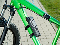 Semptec Urban Survival Technology Fahrrad- & Motorrad-Faltschloss mit Rahmenhalterung, 95 cm, 5 mm Stahl Semptec Urban Survival Technology