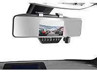 NavGear Full-HD-Rückspiegel-Dashcam, G-Sensor, 4.3"-TFT (Versandrückläufer) NavGear Rückspiegel-Dashcams