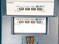 c-enter Interner USB 1.1 4-Port Hub mit Frontblende c-enter