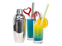 PEARL Cocktail-Shaker 0,7l (verchromter Edelstahl) PEARL Cocktailshakers