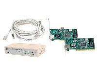 ConnecTec 100 MBit HighSpeed Netzwerk Kit mit 5-Port-Switch ConnecTec