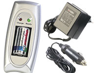 tka Köbele Akkutechnik CR123 Akku-Ladegerät inkl. 12V-Adapter und einem CR123-Akku tka Köbele Akkutechnik