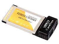 c-enter CardBus USB-2.0-Controller mit 4 Ports c-enter CardBus-Controller