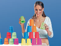 Playtastic 16-teiliges Stacking-Set inklusive Stoppuhr Playtastic