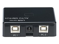 c-enter USB-Switch für 3 USB-Geräte an 2 PCs c-enter