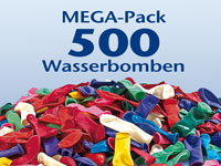 Playtastic Wasserbomben Mega-Pack 500 Stück Playtastic Wasserbomben-Sets