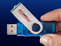 PConKey 2 GB USB-Speicherstick "twiSTICK" USB2.0 PConKey
