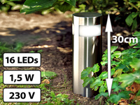 Britesta LED-Aussenleuchte aus Edelstahl "Rimini" 2er-Set Britesta