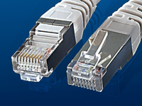 Fibrionic Network Solutions Netzwerk-Kabel Cat5e flach, weiß, 20m Fibrionic Network Solutions Netzwerk Flachkabel