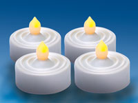 Lunartec Elektrische Teelichter 4er-Pack Lunartec LED-Teelichter