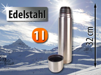 Rosenstein & Söhne Edelstahl-Isolierkanne 1 Liter Rosenstein & Söhne