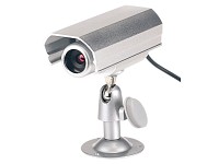 VisorTech Wetterfeste Mini-Video-Kamera (analog, Color), Metallgehäuse VisorTech