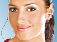 auvisio Stereo-Ohrhörer & Sprechgarnitur, 2,5mm Klinke auvisio 