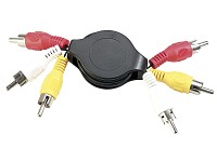 Fibrionic Network Solutions Kabeltrommel AV-Cinch 3-fach Stecker/St., 1,5m Fibrionic Network Solutions