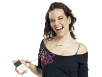 auvisio Stereo-Ohrhörer "Magnet Clip" auvisio