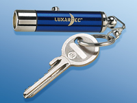 Lunartec LED Taschenlampe mit Schlüsselanhänger "Clip-Light" Lunartec