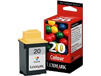 Lexmark Original Tintenpatrone 15MX120E (No.20), color Lexmark Original Tintenpatronen für Lexmark-Tintenstrahldrucker