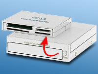 c-enter USB 2.0 Interner/Externer Multi-Card-Reader weiß, c-enter c-enter