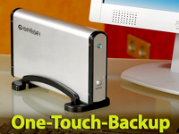 c-enter 3,5" Festplattengehäuse "High-Class" OneTouchBackup c-enter 