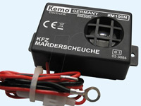 Kemo Kfz-Ultraschall-Marderscheuche M100N, 12V Kemo Ultraschall-Marderschrecke für Auto, Kfz & Pkw
