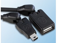 Fibrionic Network Solutions USB 3D Kabel 2m - Typ A Buchse auf Mini B Stecker Fibrionic Network Solutions
