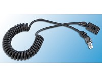 Fibrionic Network Solutions USB 3D Spiral-Kabel 2m - Typ B Stecker auf Typ A Buchse Fibrionic Network Solutions