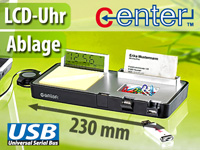 c-enter 5-in-1 Tischorganisator mit 3-fach USB-Hub c-enter 