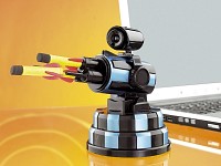 c-enter Super-Action 2er-Set mit 2x USB-Raketenwerfer "Tech.Level 3" c-enter