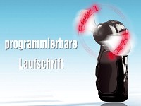 c-enter 2in1 USB-Tisch-Ventilator mit programmierbarer LED-Laufschrift c-enter