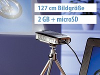 SceneLights Technologies Mini-LED-Beamer +Mediaplayer "Pocket Cinema" (refurbished) SceneLights Technologies Kompakt LED Beamer