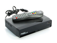 auvisio Digitaler Sat-Receiver "DSR-200USB" DVB-S/USB-Mediaplayer auvisio SAT-Receiver