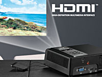 SceneLights HDMI-DLP-Beamer DL-345.HDMI SVGA/ 200 Lumen/ 2000:1 SceneLights