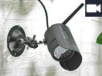 VisorTech Wetterfeste Infrarot-Kamera DSC-415.IR mit Funkübertragung VisorTech Überwachungskameras (Funk)
