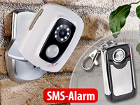 VisorTech GSM-GPRS-Mobilfunk-Überwachungskamera mit SMS-/MMS-Alarm (refurbished) VisorTech