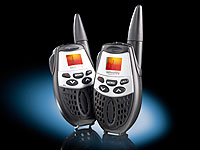 simvalley communications Walkie-Talkie-Set mit VOX und 5 km Reichweite simvalley communications Walkie-Talkies