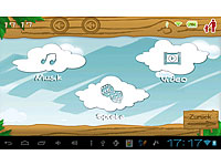 TOUCHLET Tablet-PC Software für Kinder - Kid's Launcher TOUCHLET Android-Tablet-PCs (MINI 7")