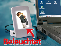 Xystec Beleuchteter Bilderrahmen mit 4-fach Hub USB2.0 Xystec