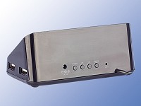 Xystec 7in1 Mini-Wetterstation mit USB 2.0-Hub Xystec