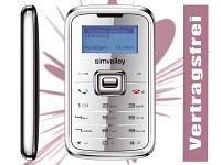 simvalley MOBILE Mini-Handy RX-180 "Pico INOX SILVER" VERTRAGSFREI simvalley MOBILE