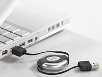 PEARL USB-Verlängerungskabel mit Kabeltrommel, A-Stecker / A-Stecker PEARL USB-Kabel