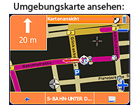 NavGear Multimedia GPS-Navisystem StreetMate GP-35.3 + D-Karten 1GB SD NavGear 