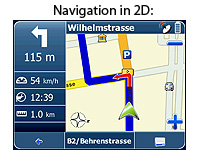NavGear Multimedia GPS-Navisystem StreetMate GP-35.3 + D-Karten 1GB SD NavGear 